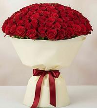Букет 101 Красная роза Милано в Гвардейске
