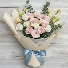Букет цветов из:  Лизиантусы в Гвардейске