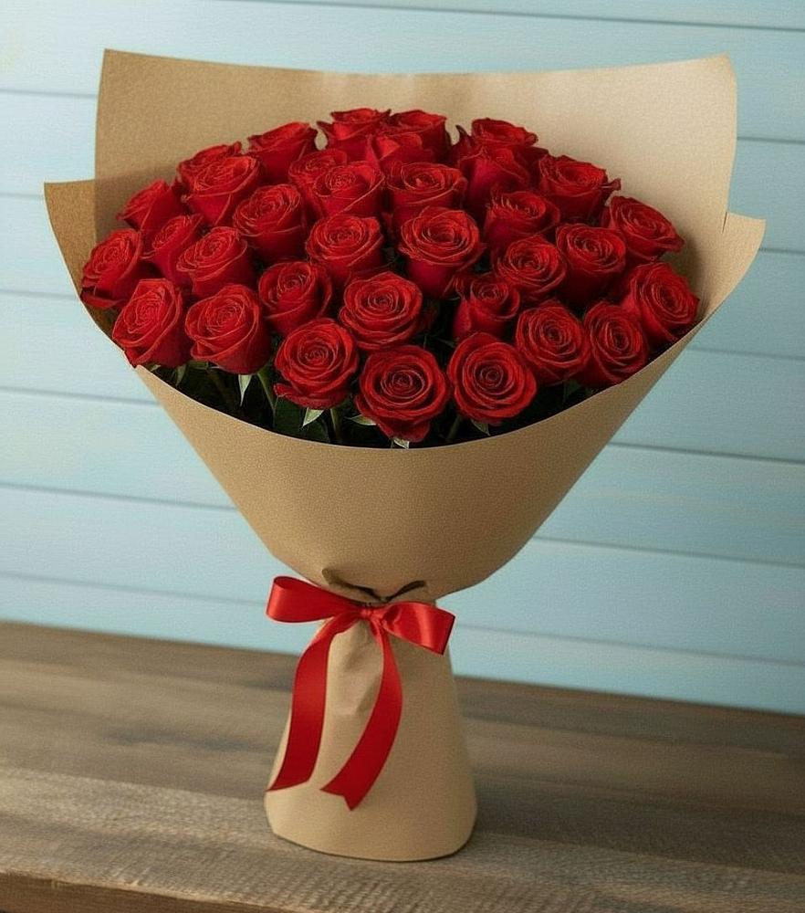 Букет Красные розы Милано в Гвардейске