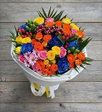Букет цветов из:  Розы и Хризантемы в Гвардейске