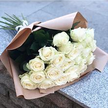 Букет Белые розы Анастасия #REPLACE_PRED# Гвардейске
