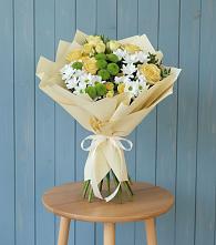 Букет цветов из:  Хризантемы и Розы в Гвардейске