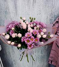 Букет цветов из:  Розы и Хризантемы #REPLACE_PRED# Гвардейске