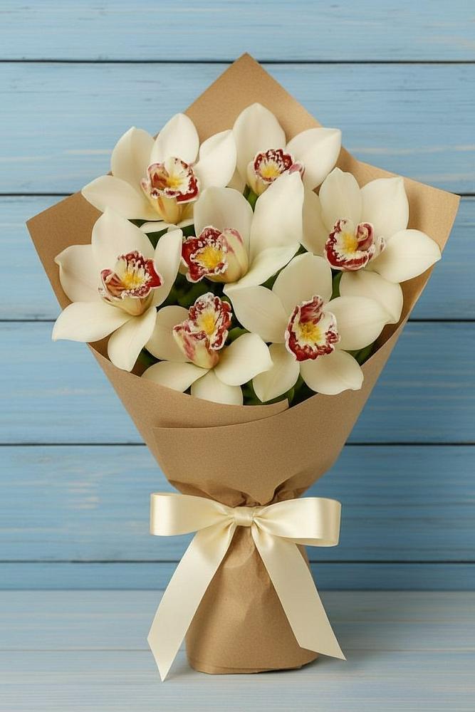 Букет цветов из: Орхидеи и Розы в Гвардейске