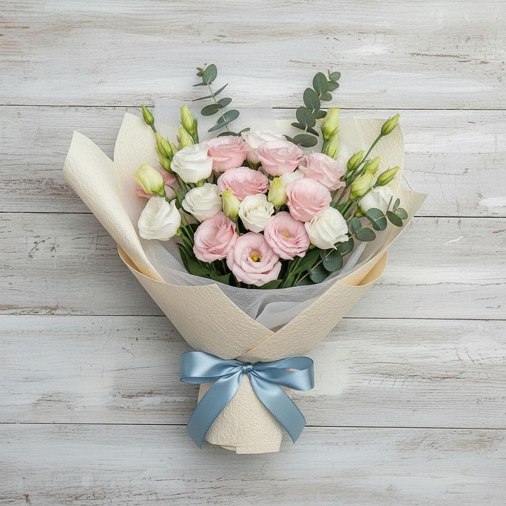 Букет цветов из: Лизиантусы в Гвардейске